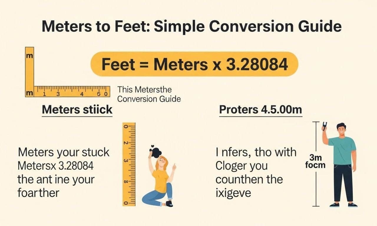 meters to feet