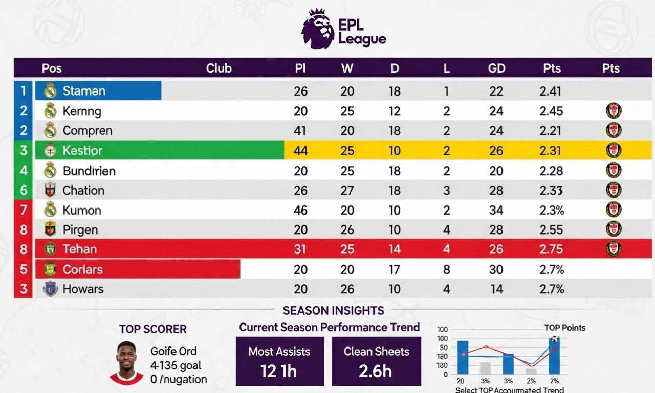 EPL table