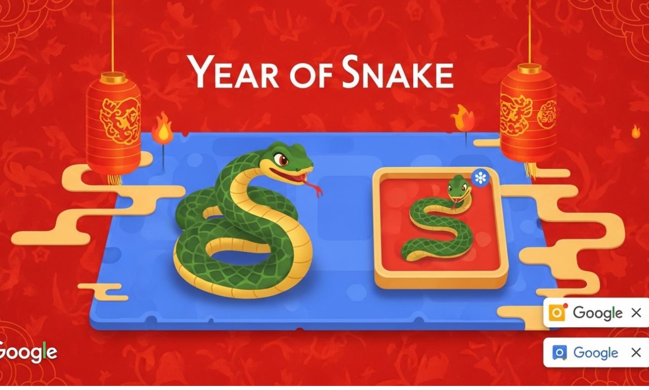 Year of the Snake Google game