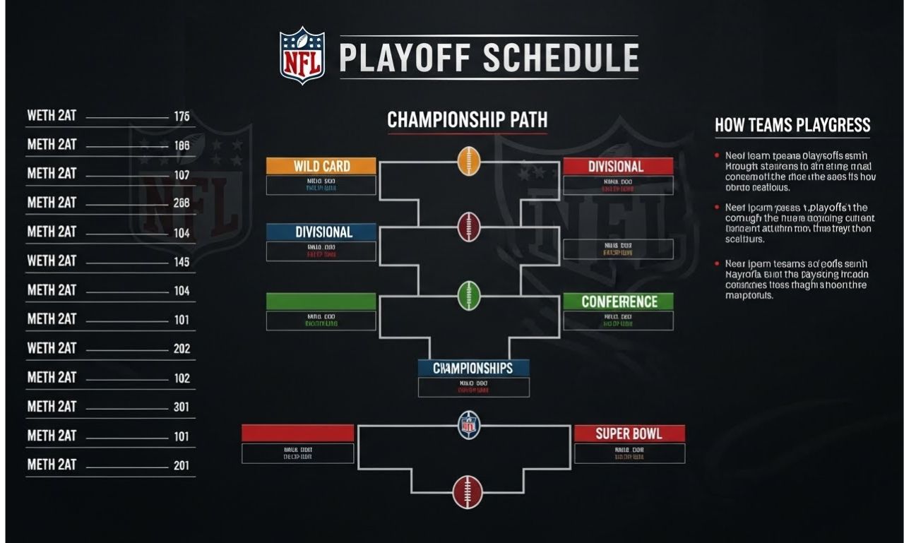 NFL playoff schedule