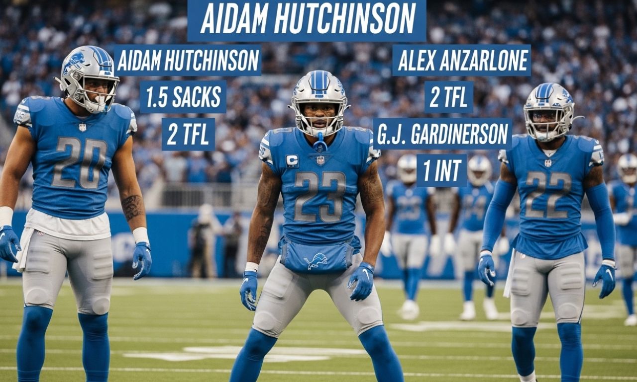 Los Angeles Chargers vs Detroit Lions match player