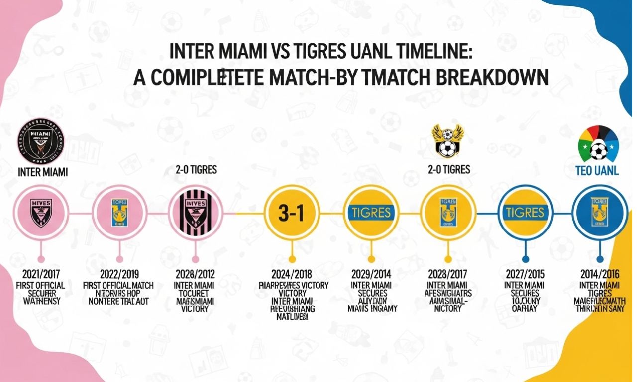 Inter Miami vs Tigres UANL timeline