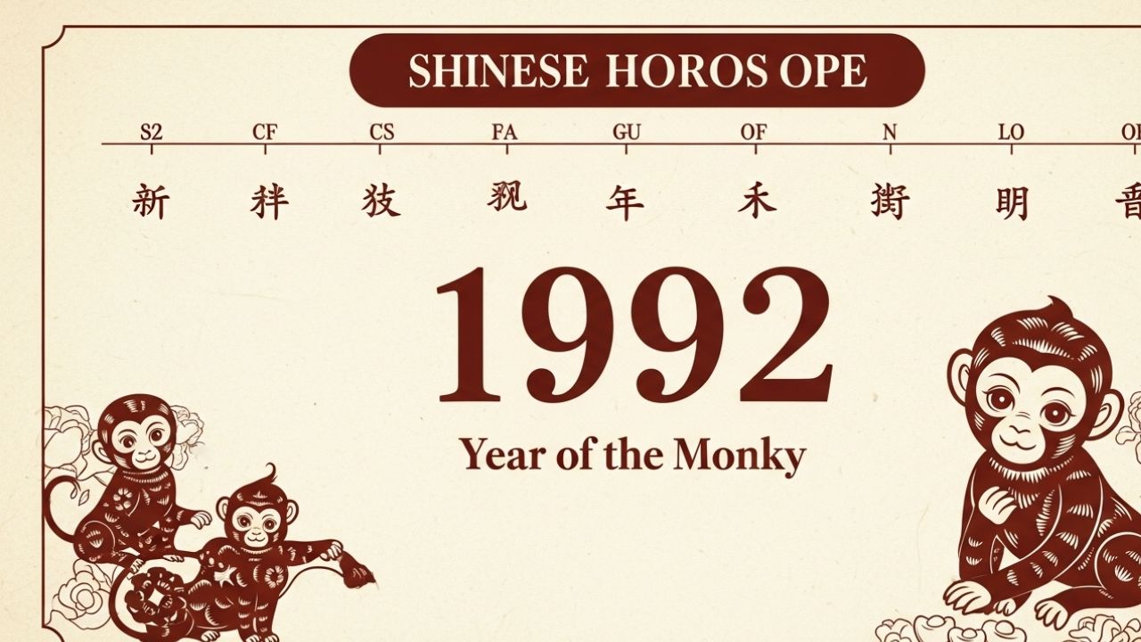 Chinese Horoscope for 1992