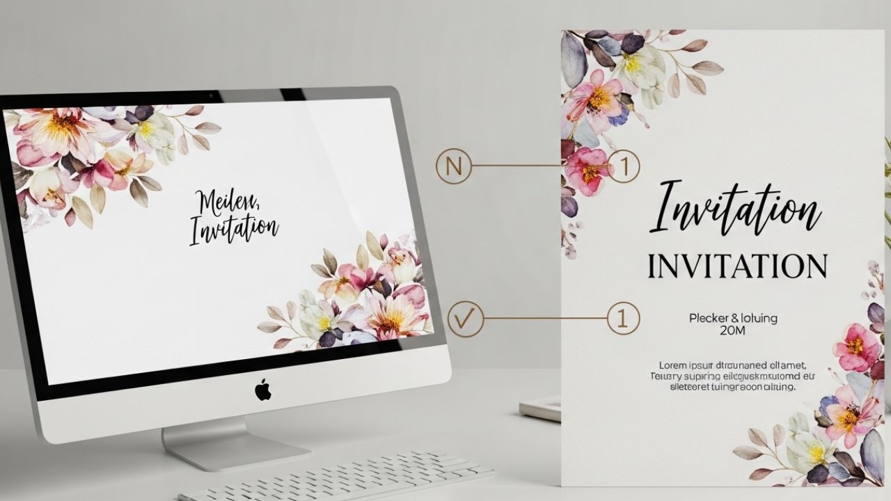 Dad Daughter 70th Birthday Invitation Video